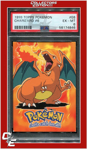 Topps Pokemon Edt E6 Charizard #6 PSA 6