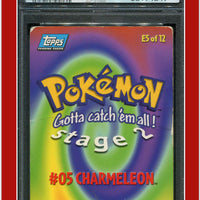 Topps Pokemon Edt E5 Charmeleon #5 PSA 1