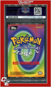 Topps Pokemon Edt E5 Charmeleon #5 PSA 6