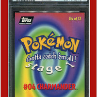 Topps Pokemon Edt E4 Charmander #4 PSA 6