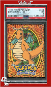 Topps Pokemon Edt E12 Dragonite #149 PSA 7