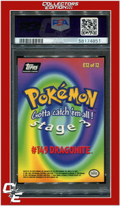 Topps Pokemon Edt E12 Dragonite #149 PSA 7