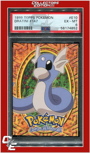 Topps Pokemon Edt E10 Dratini #147 PSA 6