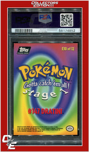 Topps Pokemon Edt E10 Dratini #147 PSA 6