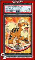 Topps Pokemon TV 58 Growlithe PSA 5
