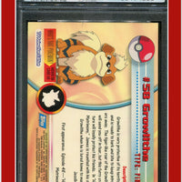 Topps Pokemon TV 58 Growlithe PSA 5