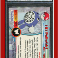 Topps Pokemon TV 61 Poliwhirl PSA 6