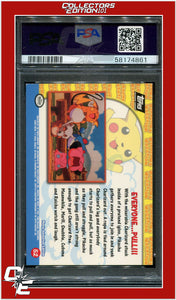 Topps Pokemon Edt 52 Movie Edition Everyone...Pull!!! PSA 8