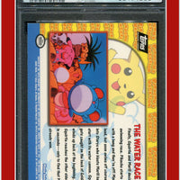 Topps Pokemon Edt 47 Movie Edition the Water Race Is on PSA 7