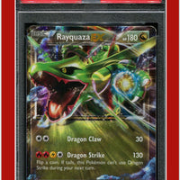 XY Black Star Promo XY73 Rayquaza EX PSA 4