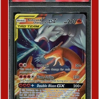 Unbroken Bonds 20 Reshiram & Charizard GX PSA 8