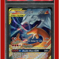 Unbroken Bonds 20 Reshiram & Charizard GX PSA 8