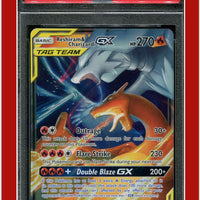 Unbroken Bonds 20 Reshiram & Charizard GX PSA 7