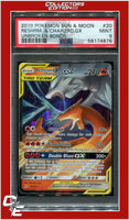 Unbroken Bonds 20 Reshiram & Charizard GX PSA 9
