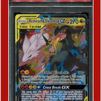 Cosmic Eclipse 157 Reshiram & Zekrom GX PSA 8