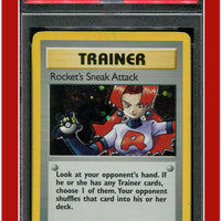 Team Rocket 16 Team Rocket's Sneak Attack Holo PSA 5