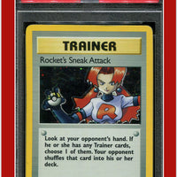 Team Rocket 16 Team Rocket's Sneak Attack Holo PSA 5