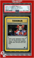 Team Rocket 16 Team Rocket's Sneak Attack Holo PSA 5
