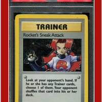 Team Rocket 16 Team Rocket's Sneak Attack Holo PSA 5