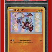 Hidden Fates SV23 Rockruff Holo PSA 10