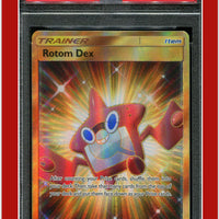 Sun & Moon 159 Full Art Rotom Dex Secret PSA 9