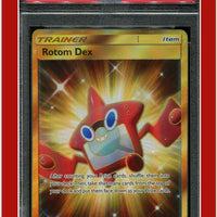 Sun & Moon 159 Full Art Rotom Dex Secret PSA 9