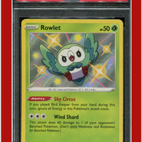 Shining Fates SV001 Rowlet Holo PSA 9