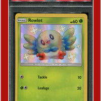 Hidden Fates SV2 Rowlet Holo PSA 8