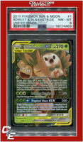 Unified Minds 1 Rowlet & Alolan Exeggutor GX PSA 8
