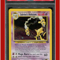 Gym Challenge 16 Sabrina's Alakazam Holo PSA 5