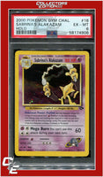 Gym Challenge 16 Sabrina's Alakazam Holo PSA 6
