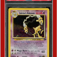 Gym Challenge 16 Sabrina's Alakazam Holo PSA 6