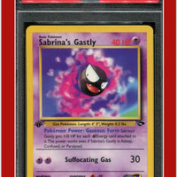 Gym Challenge 97 Sabrina's Gastly 1st Edition PSA 9