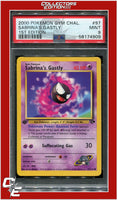 Gym Challenge 97 Sabrina's Gastly 1st Edition PSA 9
