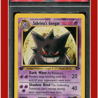 Gym Challenge 29 Sabrina's Gengar 1st Edition PSA 8