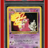 Gym Heroes 60 Sabrina's Slowbro 1st Edition PSA 4