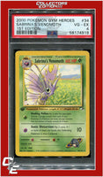 Gym Heroes 34 Sabrina's Venomoth 1st Edition PSA 4
