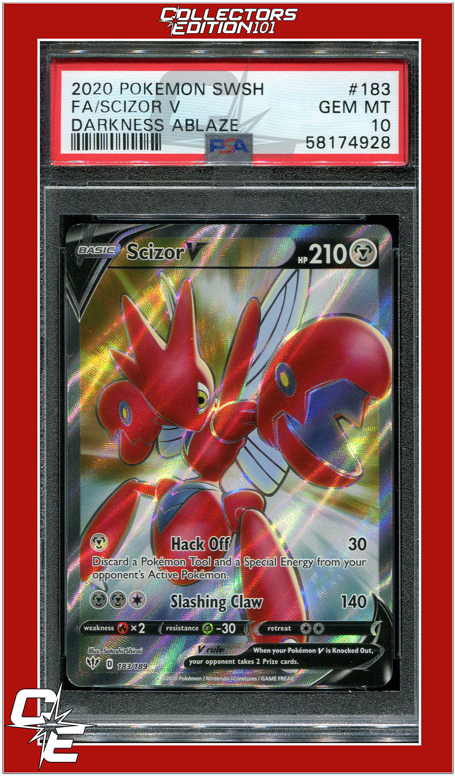 Selling Pokemon Scizor 10 with swirl