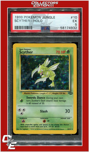 Jungle 10 Scyther Holo PSA 5