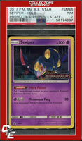 Black Star Promo Seviper SM46 Holo Burning Shadows Prerelease STAFF PSA 7
