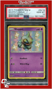 Hidden Fates SV16 Shuppet Holo PSA 10