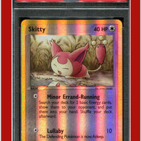 EX Ruby & Sapphire 44 Skitty Reverse Foil PSA 6