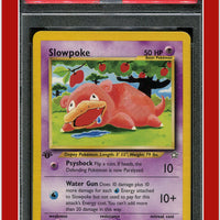 Neo Genesis 1st Edition 73 Slowpoke PSA 8