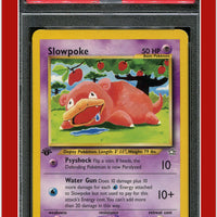 Neo Genesis 1st Edition 73 Slowpoke PSA 8