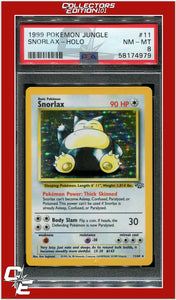 Jungle 11 Snorlax Holo PSA 8