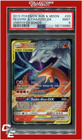 Unbroken Bonds 20 Reshiram & Charizard GX PSA 9
