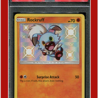 Hidden Fates SV23 Rockruff Holo PSA 10