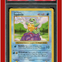 Base Set 63 Squirtle Shadowless PSA 2