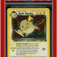 Team Rocket 83 Dark Raichu Holo PSA 7