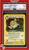 Team Rocket 83 Dark Raichu Holo PSA 7
